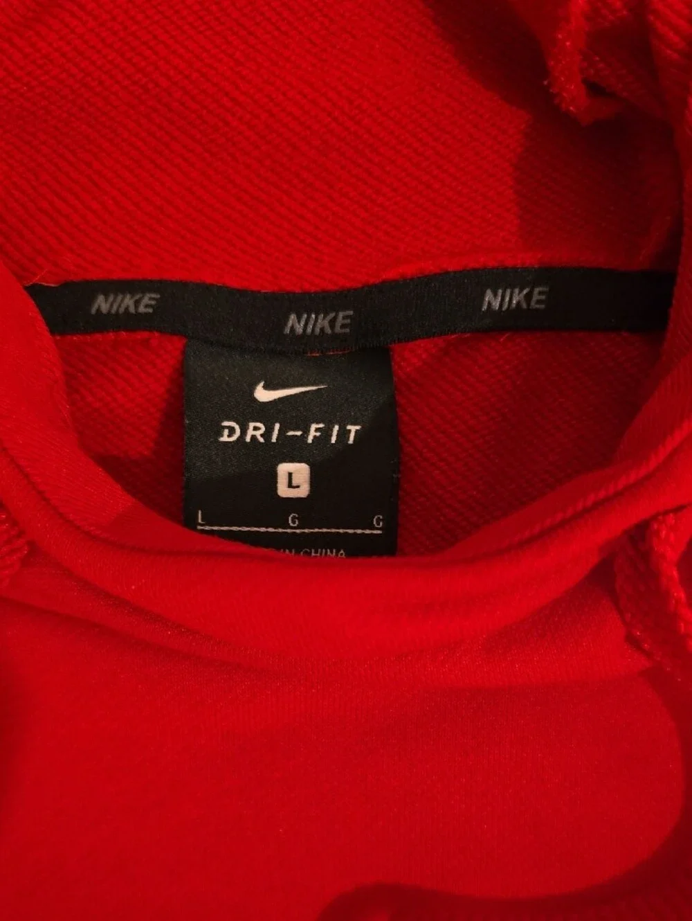 Nike Dri Fit Red Men's Hoodie